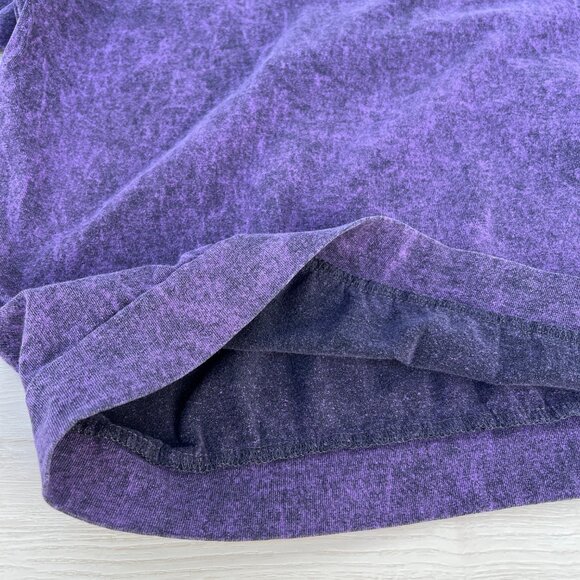 Vintage 90s Nevada City California Purple Acid Wash Gold Embroidered T-Shirt XL - Picture 4 of 15